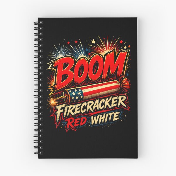 Item preview, Boom Firecracker Red White 4th of July Gift designed and sold by XYZ Studio.