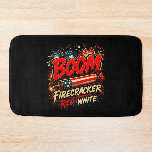 Item preview, Boom Firecracker Red White 4th of July Gift designed and sold by XYZ Studio.