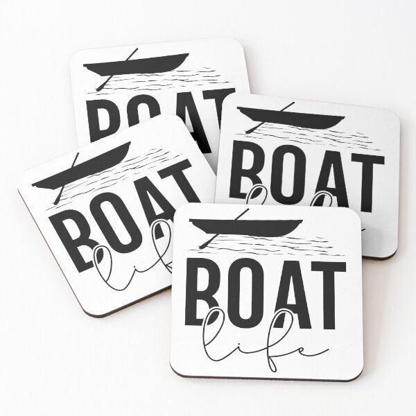 Item preview, Boat Life – Simple Paddle Waves Minimal Design designed and sold by EmeraldeaArt.