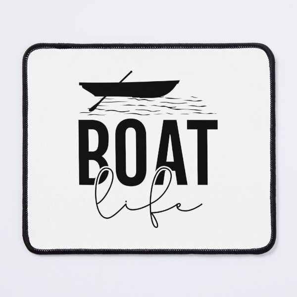 Item preview, Boat Life – Simple Paddle Waves Minimal Design designed and sold by EmeraldeaArt.