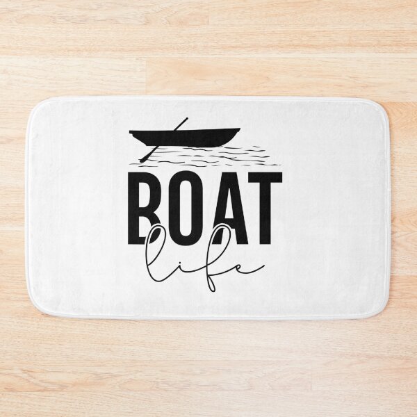 Item preview, Boat Life – Simple Paddle Waves Minimal Design designed and sold by EmeraldeaArt.