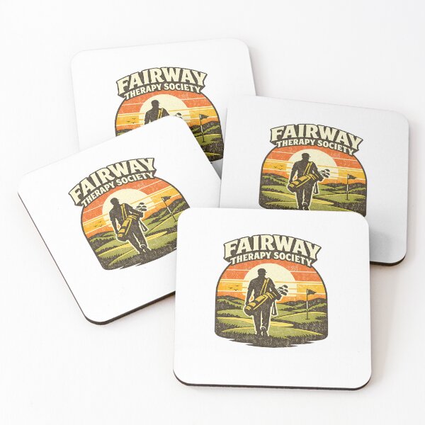 Item preview, Fairway Therapy Society Vintage Golf Badge designed and sold by EastEndTownie.