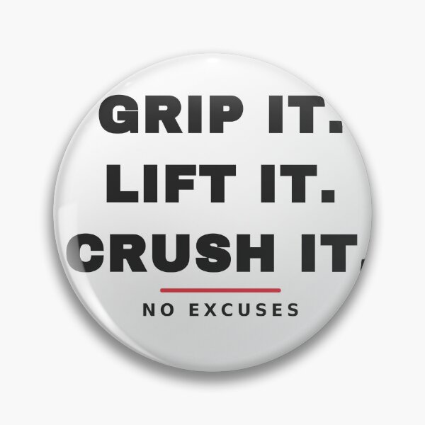 Item preview, Grip It Lift It Crush It — Weightlifting Gym Motivation Tee designed and sold by UrbanPrintVibes.