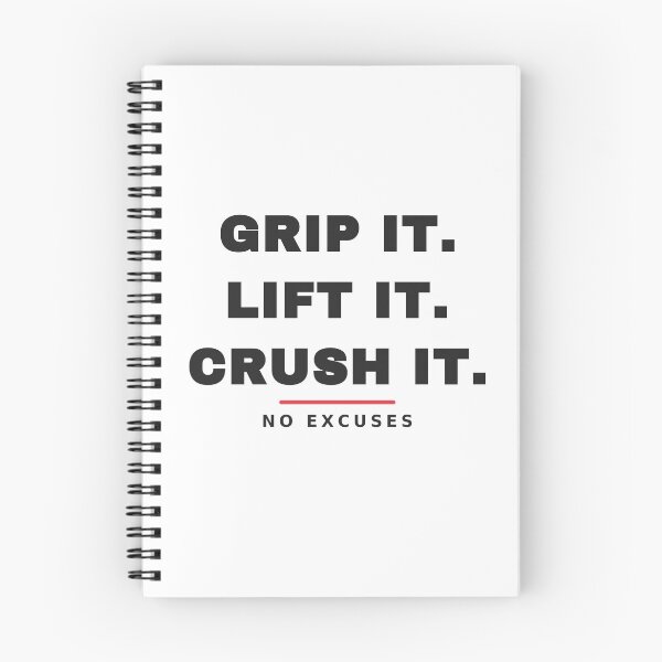 Item preview, Grip It Lift It Crush It — Weightlifting Gym Motivation Tee designed and sold by UrbanPrintVibes.