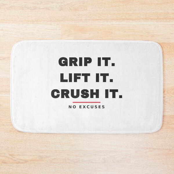 Item preview, Grip It Lift It Crush It — Weightlifting Gym Motivation Tee designed and sold by UrbanPrintVibes.
