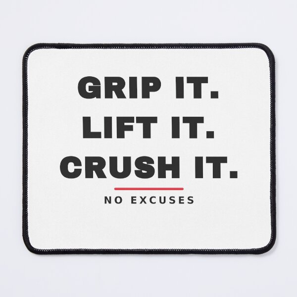 Item preview, Grip It Lift It Crush It — Weightlifting Gym Motivation Tee designed and sold by UrbanPrintVibes.