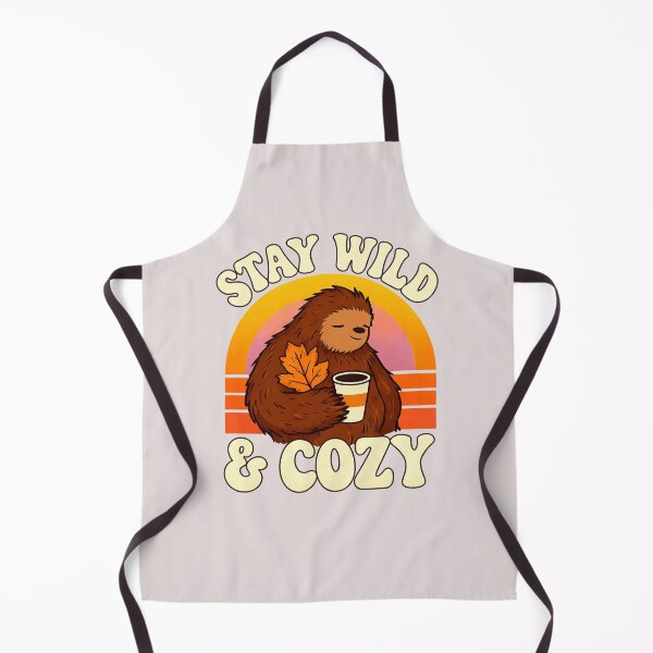 Item preview, stay wild and cozy sloth autumn vibes designed and sold by LuloCreative.