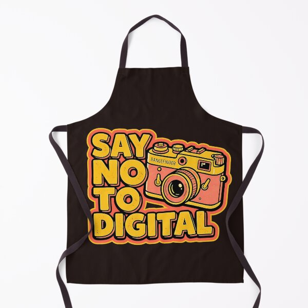 Item preview, Say No To Digital Retro Camera Sticker designed and sold by ZETORA Studio.