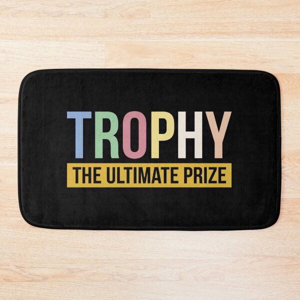 Item preview, Trophy The Ultimate Prize – Pastel Motivational Quote T-Shirt, Soft Color Typography Tee, Winner Gift, Competition Shirt, Achievement Design designed and sold by No Excuses .