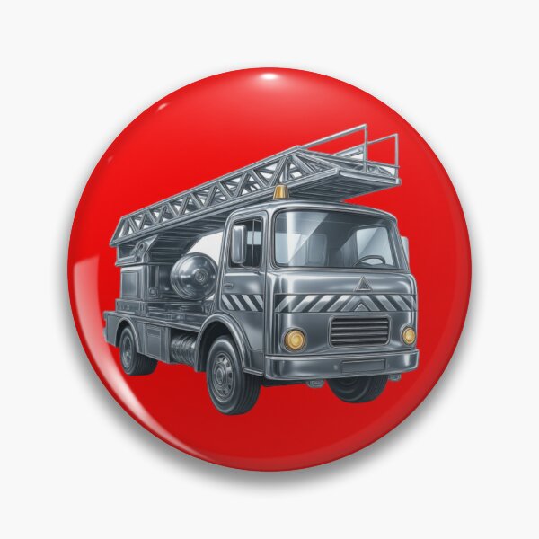 Item preview, Chrome Fire Truck Ladder Engine designed and sold by kakmi-art.