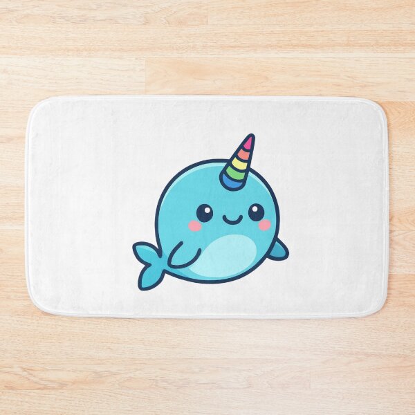 Item preview, Be Magical Narwhal - Colorful Kawaii Sticker designed and sold by foryouandyours.