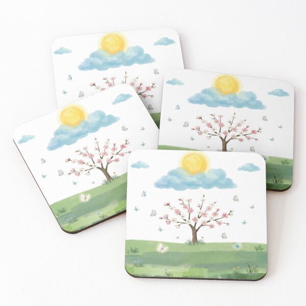 Item preview, Tree Awakening Spring Bloom May Flowers Serene designed and sold by Prints by Mat.