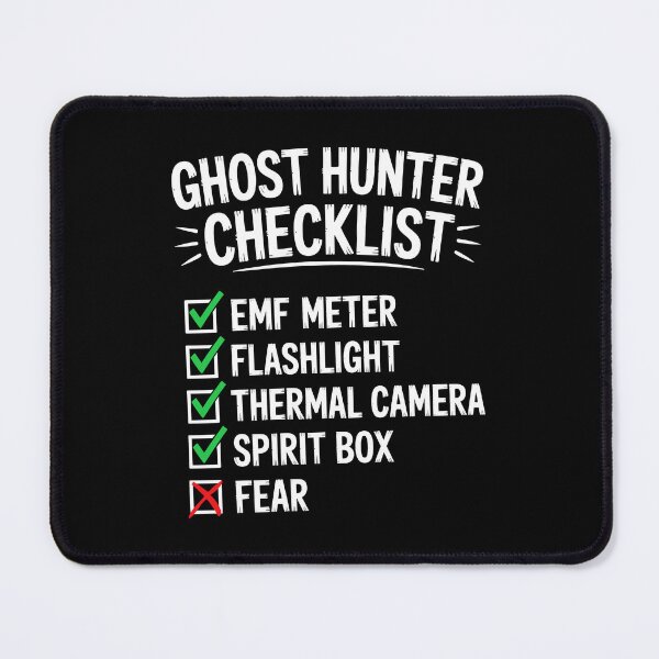 Item preview, Ghost Hunter Checklist Paranormal Investigator Funny Ghost Hunting Gift designed and sold by Say It With Ink.