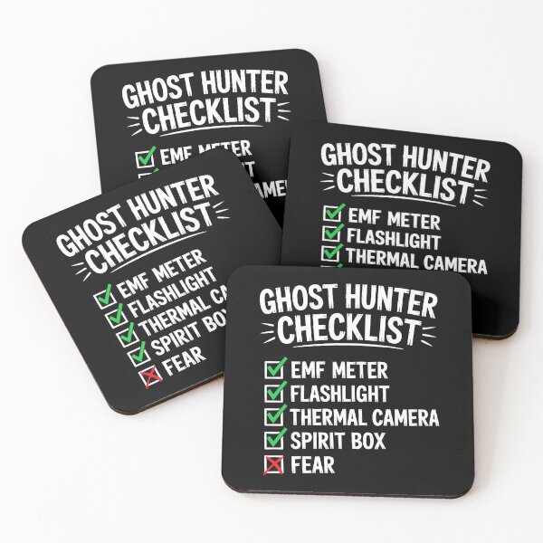 Item preview, Ghost Hunter Checklist Paranormal Investigator Funny Ghost Hunting Gift designed and sold by Say It With Ink.