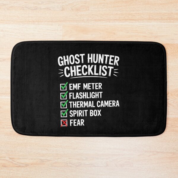 Item preview, Ghost Hunter Checklist Paranormal Investigator Funny Ghost Hunting Gift designed and sold by Say It With Ink.