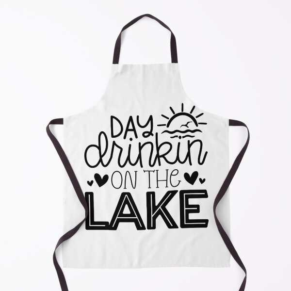 Item preview, Day Drinkin’ on the Lake – Sun, Birds Waves Hearts Design designed and sold by EmeraldeaArt.
