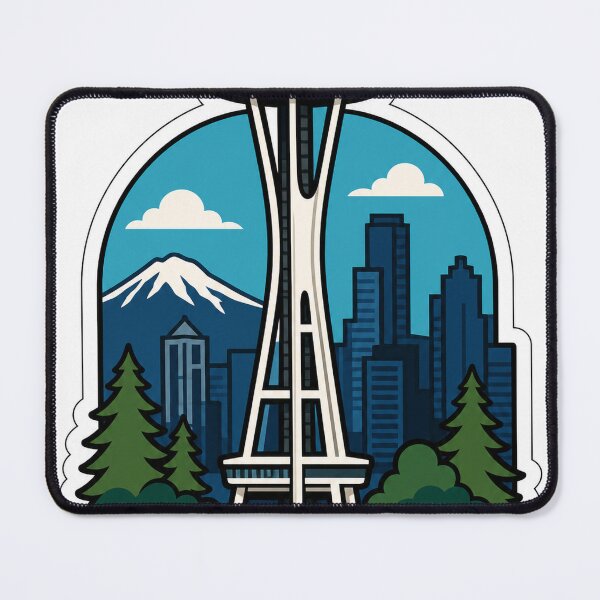 Item preview, Seattle Travel Sticker - Seattle USA Souvenir Gift designed and sold by VisualArtsOasis.