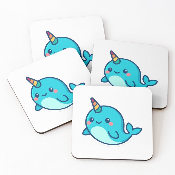 Item preview, Be Magical Narwhal - Colorful Kawaii Sticker designed and sold by foryouandyours.