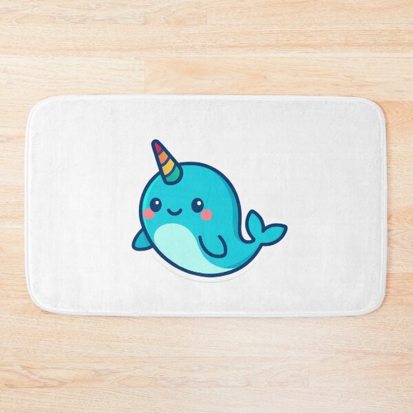 Item preview, Be Magical Narwhal - Colorful Kawaii Sticker designed and sold by foryouandyours.