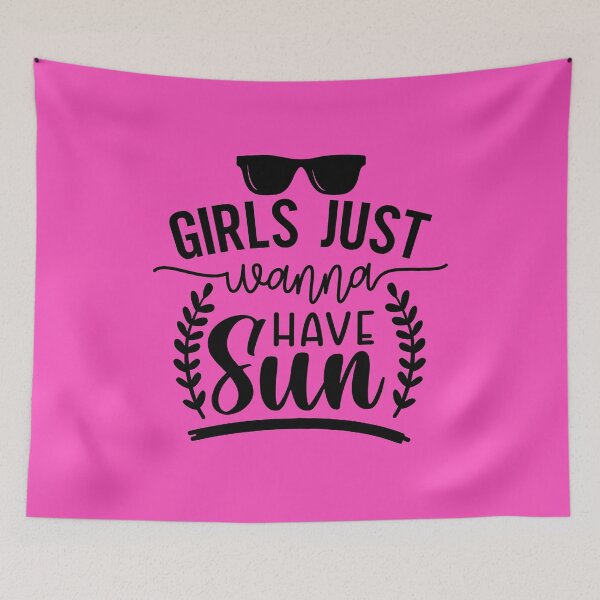 Item preview, Girls Just Wanna Have Sun – Lake Life Summer Design designed and sold by EmeraldeaArt.