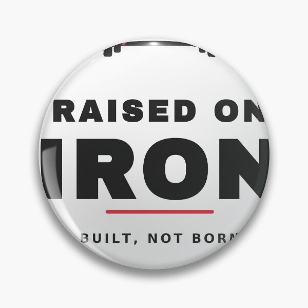 Item preview, Raised On Iron — Bodybuilding Weightlifting Streetwear Gym Tee designed and sold by UrbanPrintVibes.