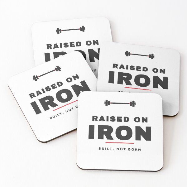 Item preview, Raised On Iron — Bodybuilding Weightlifting Streetwear Gym Tee designed and sold by UrbanPrintVibes.