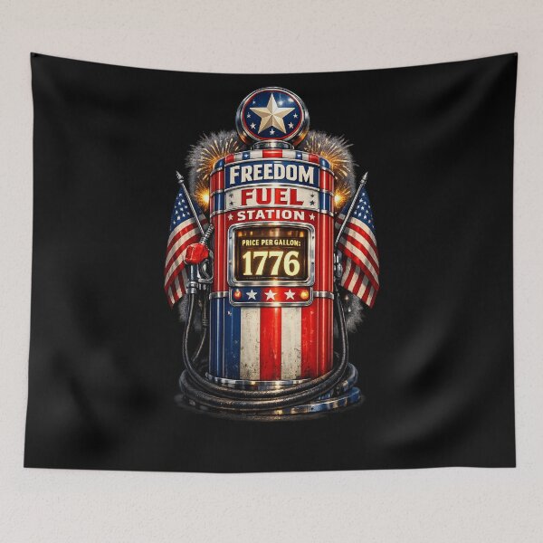 Item preview, Freedom Fuel Station 4th of July Gift designed and sold by XYZ Studio.