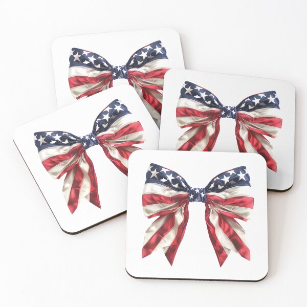 Item preview, Patriotic USA Flag Bow Coquette Aesthetic 4th of July designed and sold by NotasCreativa.