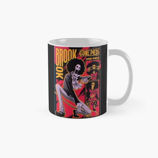 Item preview, One Piece Brook Retro Manga Poster design designed and sold by Moonshroomarts.