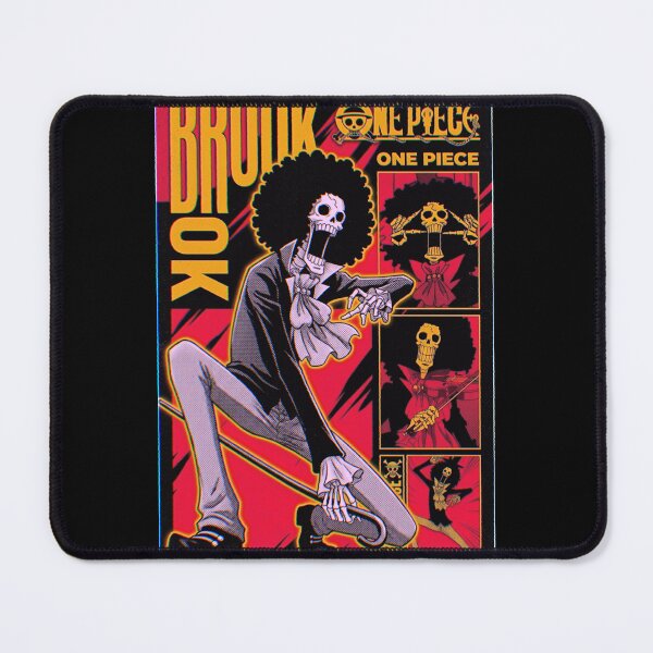 Item preview, One Piece Brook Retro Manga Poster design designed and sold by Moonshroomarts.