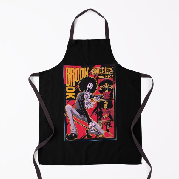 Item preview, One Piece Brook Retro Manga Poster design designed and sold by Moonshroomarts.