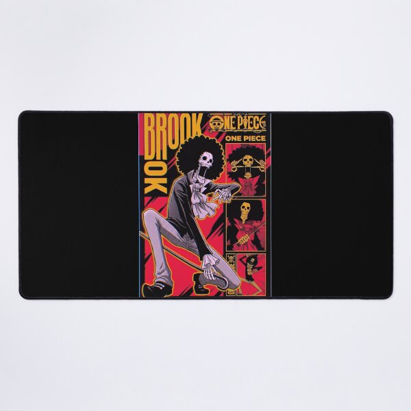 Item preview, One Piece Brook Retro Manga Poster design designed and sold by Moonshroomarts.