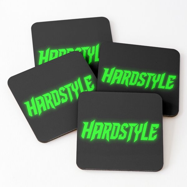 Item preview, Hardstyle Neon Green Rave Typography Design designed and sold by SPAZE-Typo.