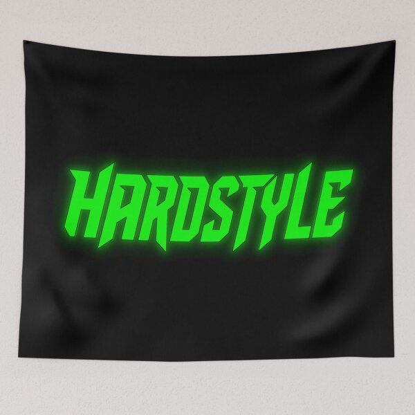 Item preview, Hardstyle Neon Green Rave Typography Design designed and sold by SPAZE-Typo.