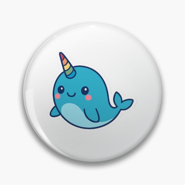 Item preview, Be Magical Narwhal - Colorful Kawaii Sticker designed and sold by foryouandyours.
