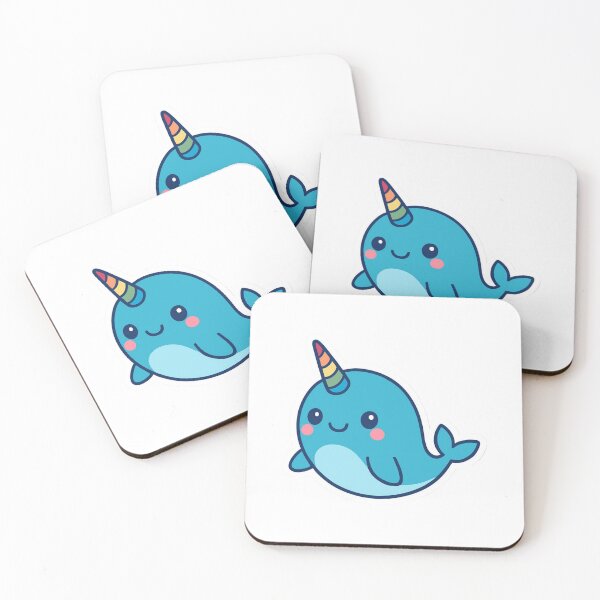 Item preview, Be Magical Narwhal - Colorful Kawaii Sticker designed and sold by foryouandyours.