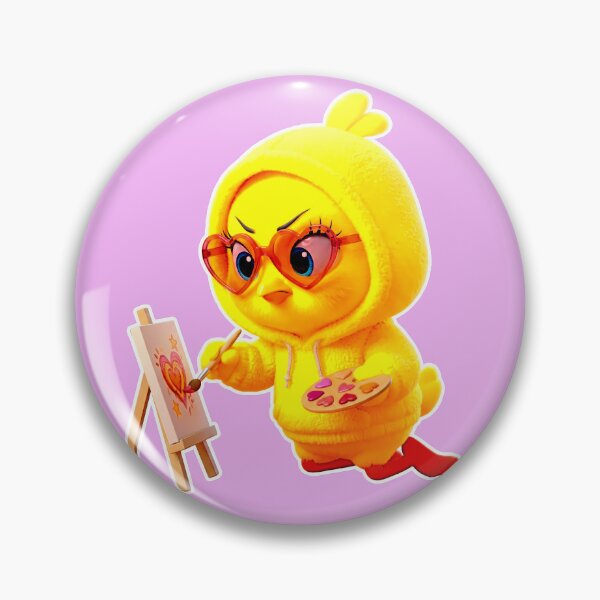 Item preview, Cute Chick Vibes – Adorable Baby Chick Stickers & Kawaii Art designed and sold by Cyber-ART-Studio.