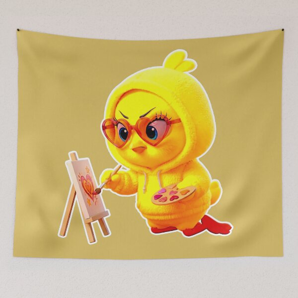 Item preview, Cute Chick Vibes – Adorable Baby Chick Stickers & Kawaii Art designed and sold by Cyber-ART-Studio.