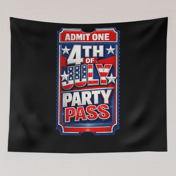 Item preview, 4th of July Party Pass 4th of July Gift designed and sold by XYZ Studio.