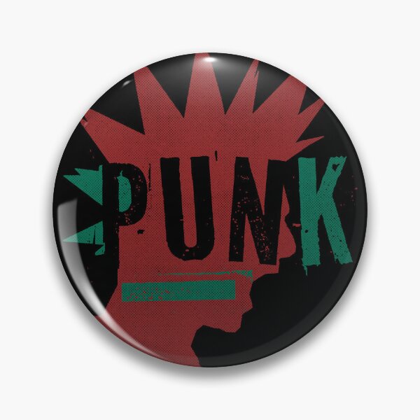 Item preview, Punk Mohawk Risograph | Retro Two-Tone Punk Graphic Tee | Anti Conformist Punk Rock Indie Shirt designed and sold by Decorador de Corazones.