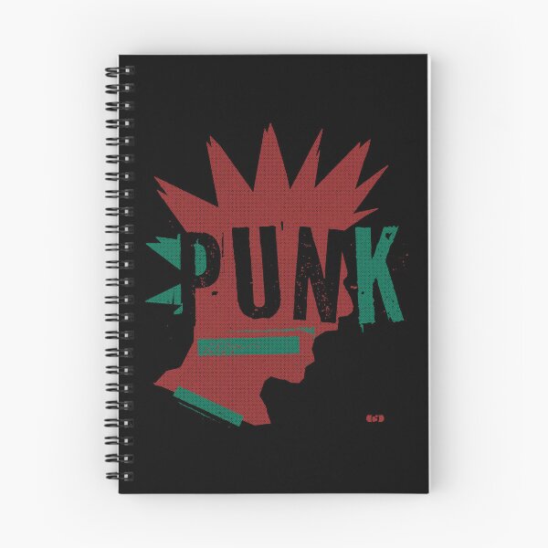 Item preview, Punk Mohawk Risograph | Retro Two-Tone Punk Graphic Tee | Anti Conformist Punk Rock Indie Shirt designed and sold by Decorador de Corazones.