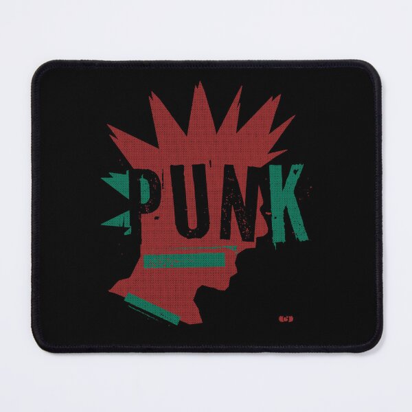 Item preview, Punk Mohawk Risograph | Retro Two-Tone Punk Graphic Tee | Anti Conformist Punk Rock Indie Shirt designed and sold by Decorador de Corazones.