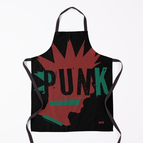 Item preview, Punk Mohawk Risograph | Retro Two-Tone Punk Graphic Tee | Anti Conformist Punk Rock Indie Shirt designed and sold by Decorador de Corazones.