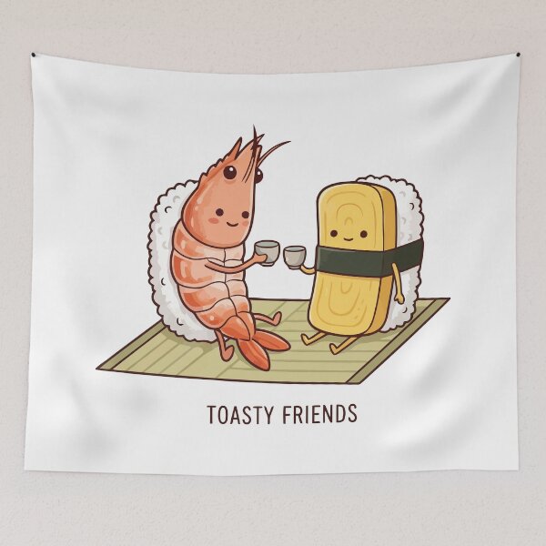 Item preview, Toasty Friends designed and sold by Amir Faysal.
