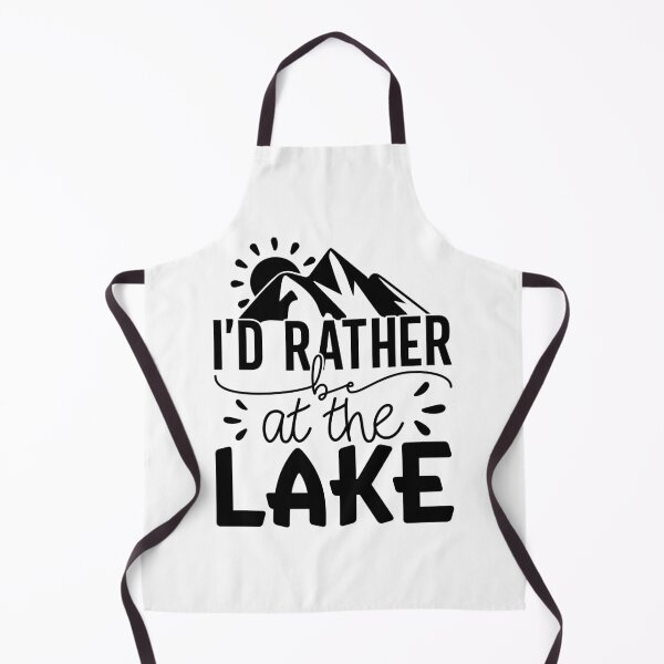 Item preview, I’d Rather Be at the Lake – Mountain Lake Adventure Design designed and sold by EmeraldeaArt.