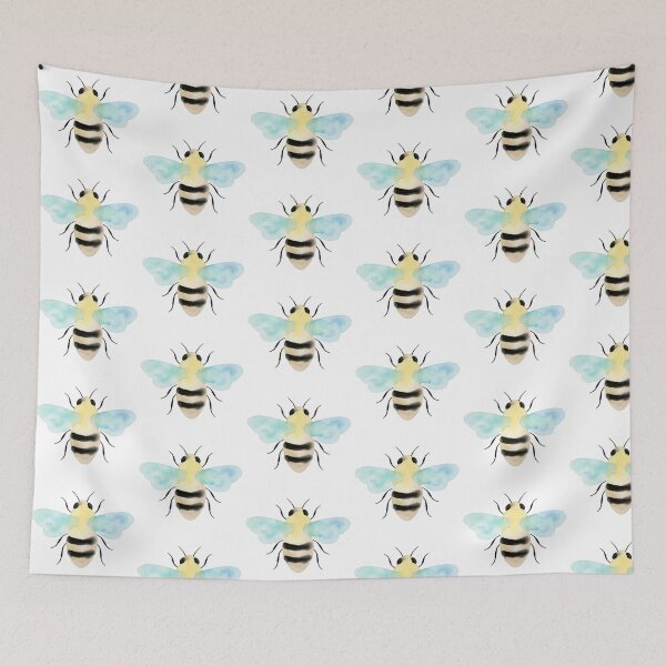 Item preview, oneybee Blue Wings Bird's Eye designed and sold by Prints by Mat.