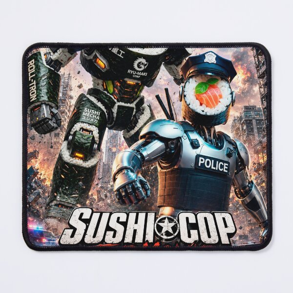 Item preview, SUSHI COP THE MOVIE: The Attack of the Sushi Robot designed and sold by Japan Cyberpunk Universe & Surreal Characters.