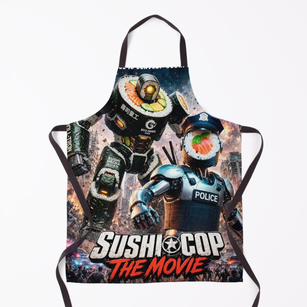 Item preview, SUSHI COP THE MOVIE: The Attack of the Sushi Robot designed and sold by Japan Cyberpunk Universe & Surreal Characters.