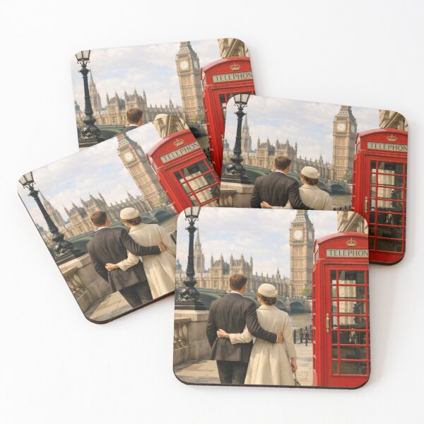 Item preview, Romantic Old Money London Wallpaper – Timeless British Elegance designed and sold by Ve state official.