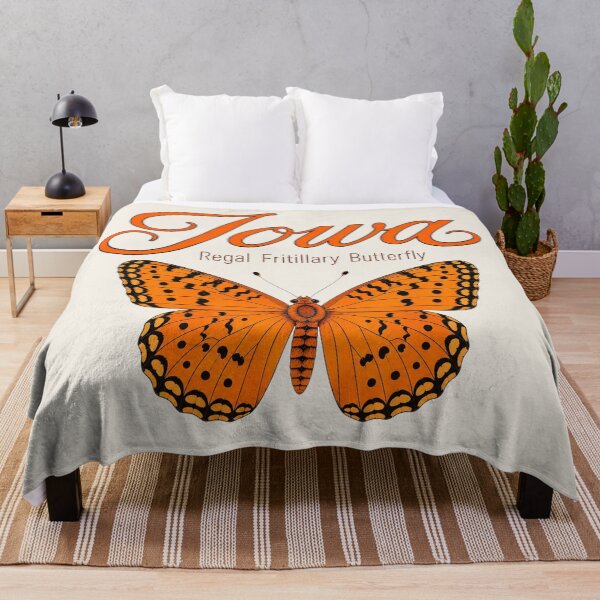 Item preview, Iowa Regal Fritillary Butterfly – State Butterfly Art Print designed and sold by The-Drip-Studio.